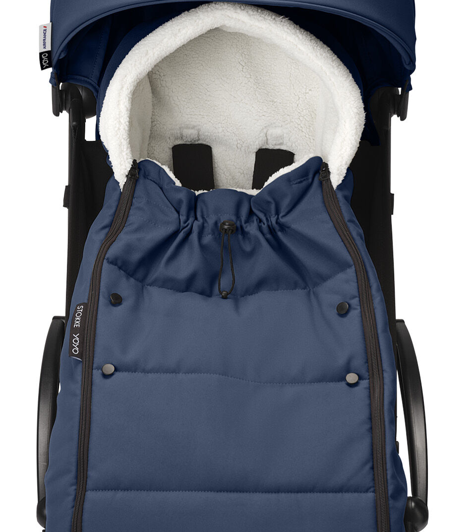 Stokke® YOYO3® 6+ Air France. Footmuff drawstring, detail. galery image 4